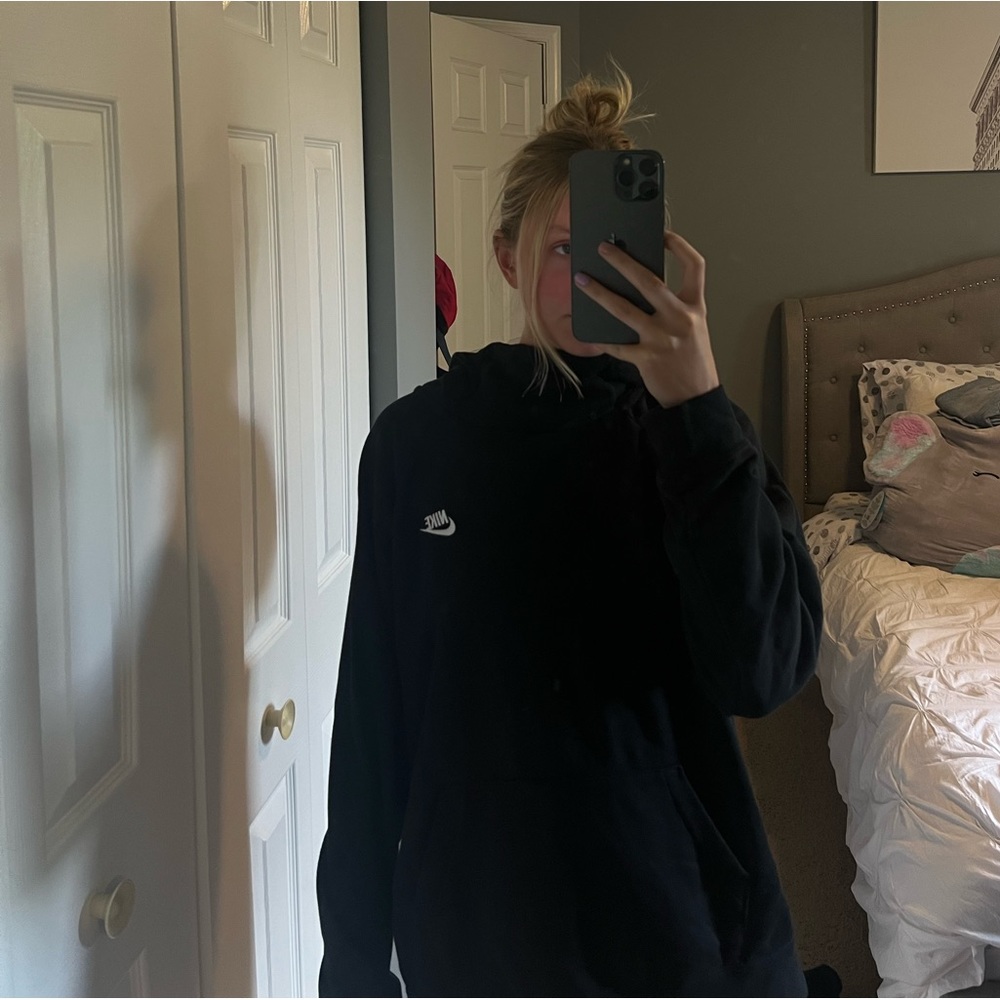 Nike high neck hoodie